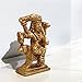 Shiva Lingam Shop Brass Kaal Bhairav | Bhairo Baba with Dog| Statue for Showpiece for Home Decor | Bhairav Statue for Home 2.75 Inch 140 Gram | Hindu God Sculpture Symbol of Protection & Power