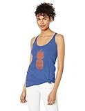LOST GODS Henna Fruit Women's Racerback Tank Top, Royal Blue Heather, Large