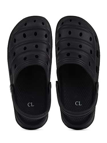 Image of Carlton London Men's Solid Comfortable Clogs with Backstrap