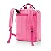 reisenthel allday backpack M - vielseitiger Rucksack für Alltag, Reisen, Einkaufen oder Arbeit - wasserabweisend, Handgepäck zugelassen, Couleur:twist pink