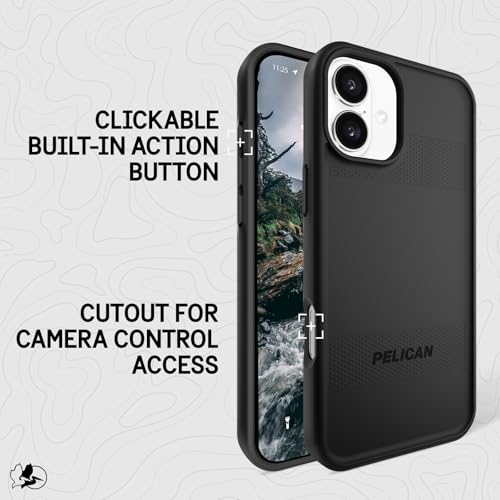 Pelican Protector iPhone 16 Plus Case [Compatible with MagSafe] Rugged Magnetic Phone Case with 16ft Military-Grade Drop Protection - Heavy Duty Phone Cover for iPhone 16 Plus - Black - image 4