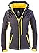 Produktbild Rock Creek Damen Softshell Jacke Windbreaker Regenjacke Übergangsjacke Softshelljacke Damenjacke Regenmantel Outdoorjacke Kapuze D-402 Grau XXL