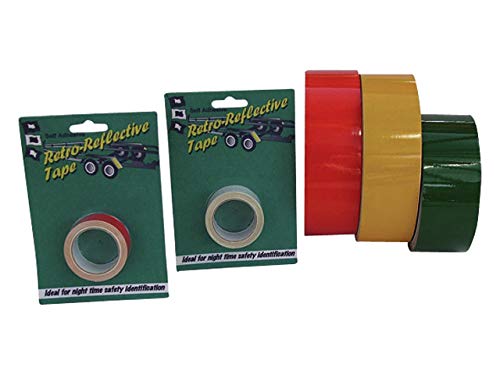 PSP Retro Reflecterende tape wit 50 mm x 2,5 m