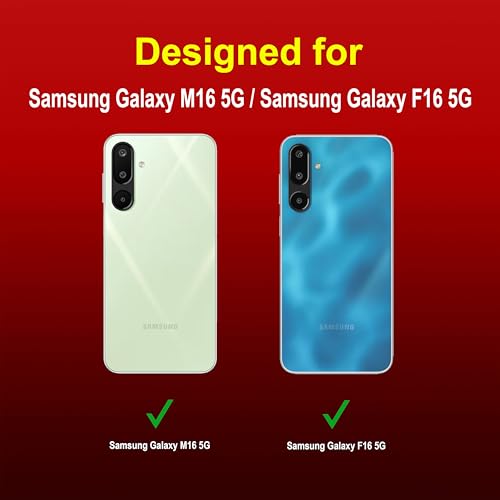 Image of amazon basics Back Case Cover for Samsung Galaxy M16 5G | Liquid Silicon Magic Case for Samsung Galaxy M16 5G with Camera Protection | Red
