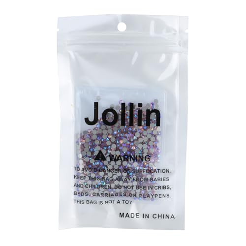 Image of Jollin Crystal Flatback Rhinestones Gems for Crafts 3.2mm SS12, Pink AB | Glue Fix, 1440pcs Glass Rhinestones for Bedazzling, Clothes, Tumblers, Nail Art, Shoes, Bags, Caps & Accessories Decoration