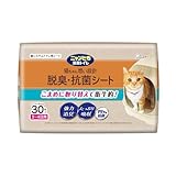 ニャンとも清潔トイレ 脱臭・抗菌シート 3～4日用 30枚 [猫用システムトイレシート] [Amazon.co.jp 限定] システムトイレ 猫用 トイレシート 消臭 image