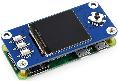 Image of waveshare 1.3inch LCD Display HAT for Raspberry Pi 4B /3B+ /3B /2B /Zero /Zero W /Zero WH, IPS Screen 240x240 Pixels RGB, 65K Display Color with Embedded Controller Communicating via SPI Interface