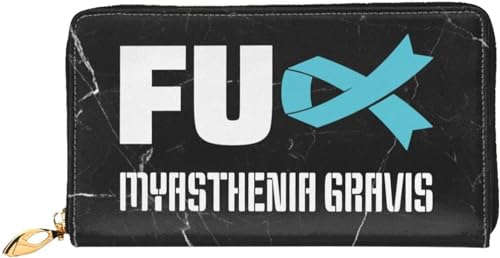 Fuck Myasthenia Gravis Awareness Wallet Card Bag