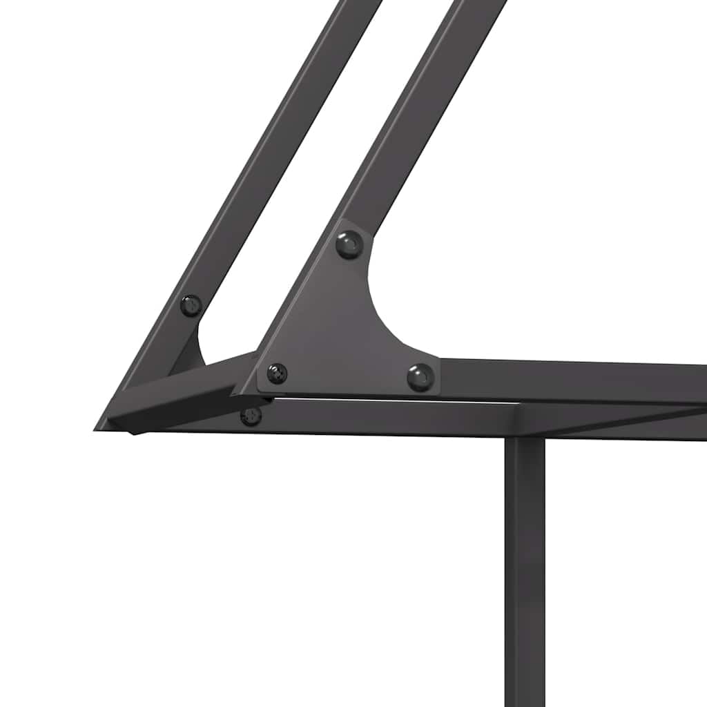 Estantería para leña negra 80 x 25 x 90 cm, acero laminado en frío, cesta para leña para interior y exterior, soporta hasta 100 kg, carro estable para leña para jardín y salón