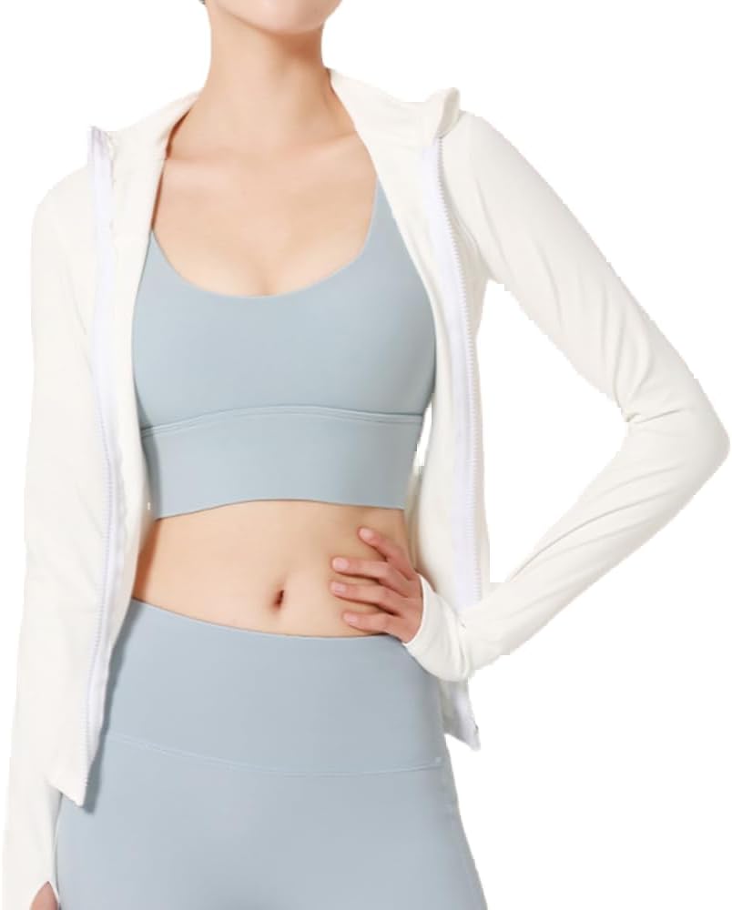 Womens Gym Tops Long Sleeve Sports, T-Shirt Fitness Workout Yoga Crop Tops, Ladies Running Tee Shirts, T-Shirt Fitness Workout Gym Tops, with Thumb Holes