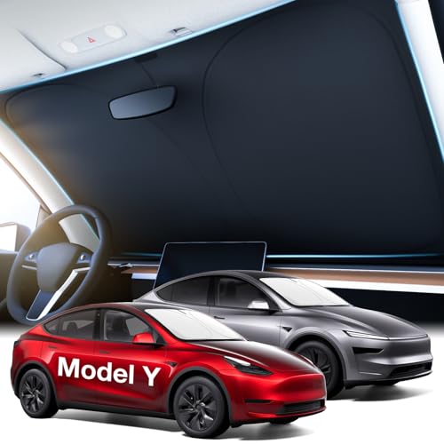 Wigoo 2025 Tesla New Model Y Accessories Windshield Sunshade [OEM Design