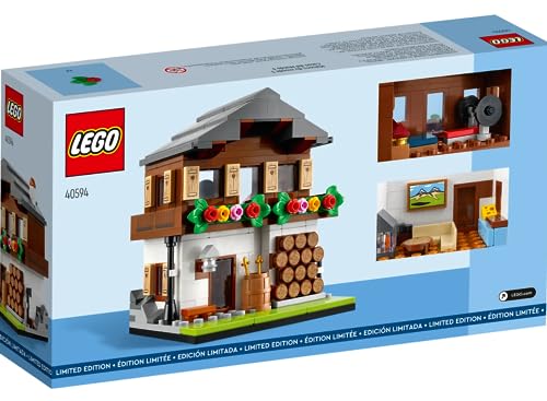 40594 Case del mondo 3 - Svizzera Limited Edition Omaggio all'architettura svizzera 12 + 278 pezzi combinati con 40583 (Sud America) e 40590 (Nord Africa) - Lego - Immagine 1