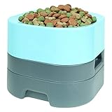 PET WEIGHTER Bowl - Large & Heavy Dog Food Bowl - Elevated Dog & Cat Water Bowl - Non-Slip & Splash Free Bowl for Large Pets by PetWeighter