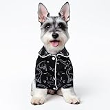 CuteBone Two-Leg Velvet Pet Pajamas Girl Dog Clothes - Soft, Cozy, and Stretchy Boy Pjs for Small, Medium Dogs and Cats Winter Sleepwear Apparel LTP08M