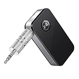 mpow bluetooth receiver 【Conexion doble】 El receptor Bluetooth puede emparejar dos dispositivos Bluetooth al mismo tiempo y volver a conectarse automáticamente la próxima vez. Disfruta de tu música favorita y nunca te pierdas ninguna llamada importante.