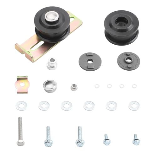 TomGoo Lawn Mower Pulleys and Idler Kit 126-7890, Idler Pulley Replacement for Toro Timemaster 20975/20977, for Turfmaster Walk-Behind Mower 22207/22210/22215/22225, Commercial Mowers