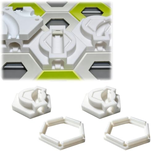 Tunnel Tile Compatible with Gravitrax Track Roof Piece(2Pcs) - 1