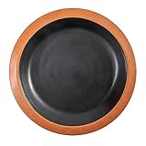García de Pou 12 Stück, Teller 650 ml, Ø 25,4 x 3,4 cm, Schwarz, Melamin