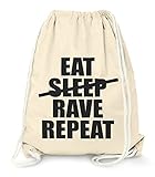 plakativer Turnbeutel mit Party Motiv der Marke Moonworks