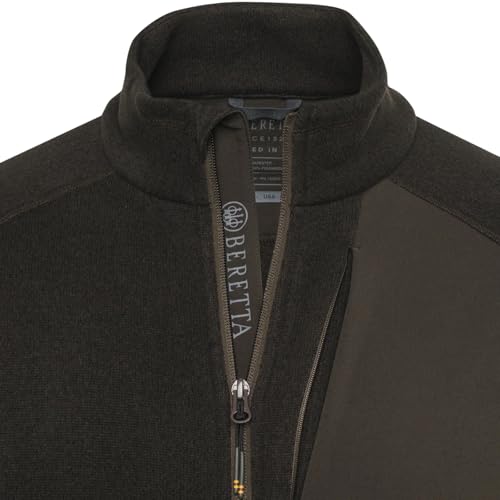 Image of Beretta Men's Abisko Full Zip Fleece Jacket - Lightweight Breathable Outdoor Thermal Hunting Jacket with Elasticated Bottom