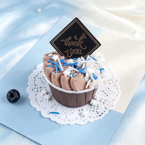Image of Blue Sprinkles, 11.3oz Edible Pearls Nonpareils Jimmies Sugar Sprinkles