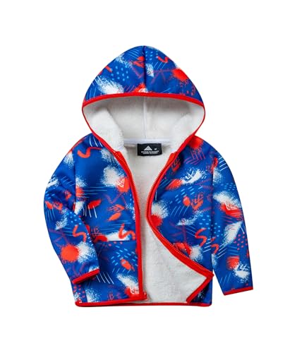 Image of V VALANCH Toddler Fleece Jacket Boys Girls Zip Up Hoodie Sweatshirt