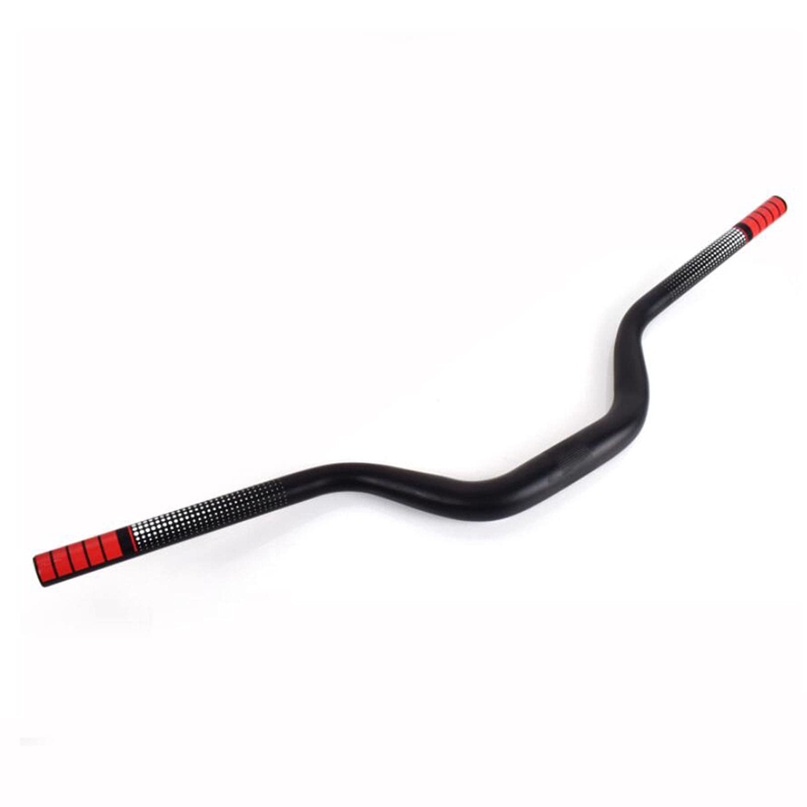 Generic Manubrio Leggero per Mountain Bike MTB Down Hill DH Bicicletta Barra Riser Extra Lunga 31,8 mm 720 mm Manubrio rialzato Alto - 720mm Rosso
