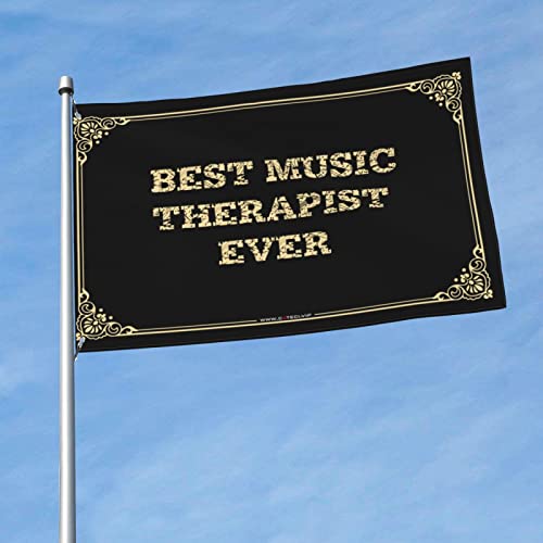 ʔQ̑ Best Music Therapist Ever tbO N[ tbO  j gC  (F: FATCY:30X45CM)
