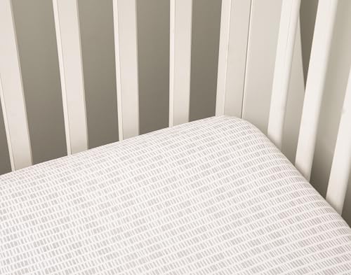 Image of Ely's & Co. Baby Crib Bedding Sets for Boys and Girls - 3 Piece Set Includes Crib Sheet, Quilted Blanket and Crib Skirt - Grey Design