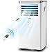Pasapair Condizionatore Portatile,9000BTU/h,2.5KW,33㎡/88m³,3-in-1 Aria Climatizzatore Portatile,Raffreddamento,Ventilatore,Deumidificazione,65 Decibel Basso Rumore per Casa,24H Timer