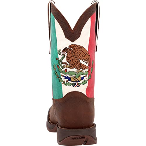 Durango Rebel Steel Toe Mexico Flag Western Boot Size 6(M)4