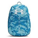 Under Armour Unisex-Adult Hustle Sport Backpack, (452) Ether Blue/Ether Blue/White, One Size Fits All