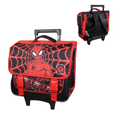 Bagtrotter - Cartable 38 cm à roulettes - Spider Man...