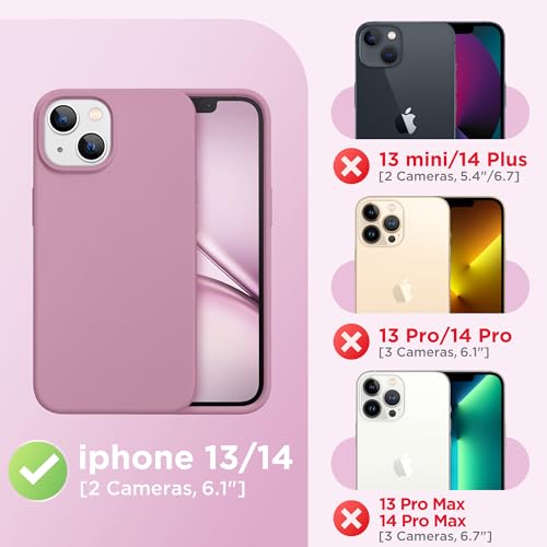 Image of GolbinBox Magnetic for iPhone 13 /14 Case, Silicone Cover, Blackcurrant