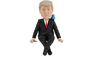Donald Trump Media Computer Sitter Bobblehead Statue