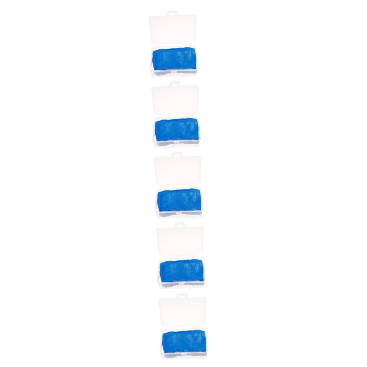 OUNONA 5 Scatole Dell'autolavaggio Pulizia Dell'auto Kit Barra Di Argilla Barre Di Argilla Per Lavaggio Per Kit Di Dettagli Per Plastica Blue