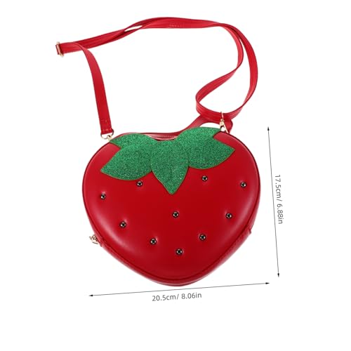 Sac bandoulière fraise : la solution pour ranger les affaires des enfants en balade - 7