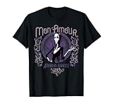 Addams Family Morticia Addams Cara Mia Portrait Logo T-Shirt