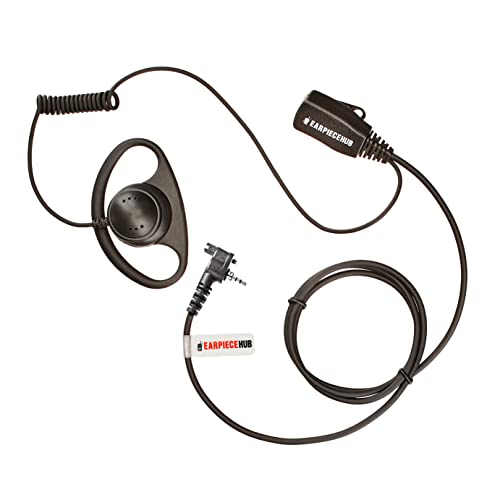 Auricular en forma de D AirWave PTT Moto Tectra Radio MTH800 MTH850 MTH650