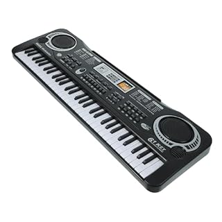 OFFSCH 61 Piano Électronique Portable pour Enfants Piano à Clavier pour Enfants Claviers Électroniques Piano pour Enfants Pianos Numériques Clavier Musical pour Jouet Musique - Les Beatles, Paul McCartney, John Lennon, RIngo Starr, George Harrison