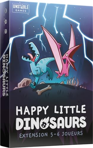 Asmodee - TeeTurtle - Happy Little Dinosaurs : Extension 5-6 Joueurs - Jeux de société - Jeux de Cartes - Jeux Adultes et Enfants à partir de 8 Ans - 2 à 6 Joueurs - Version française