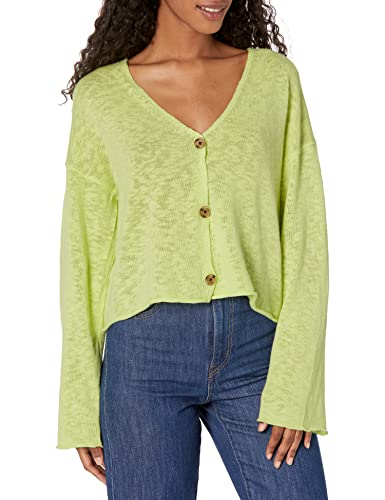 Image of Velvet by Graham & Spencer Womens Gabriel Linen Cotton Cardigan SweaterCardigan Sweater