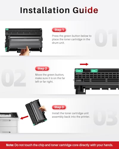 DR2300 DR-2300 DR 2300 Kompatible Trommeleinheit Trommelkartusche 12000 Seiten für Brother MFC-L2700DN L2700DW L2740DW L2720DW HL-L2300D L2365DW L2360DN L2340DW DCP-L2500D L2520DW L2540DW Drucker