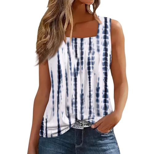 Spring Summer Plus Size Dressy Tank Tops for Women 2025 Womens Workout Floral Boho Beach Sleeveless Shirts Blouses