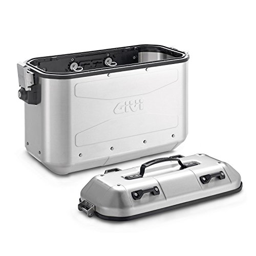 Borse laterali rigide Set Suzuki V-Strom 1000 14-16 Givi Monokey DLM36 argento 36 litri