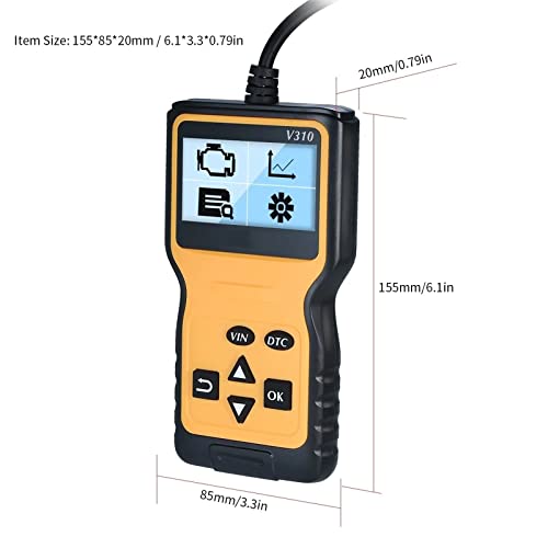 Lector de código V310 OBD multilingüe para borrar fallos del motor al instante 8