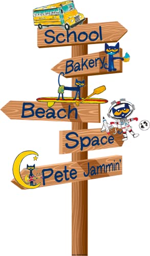 Vinilo decorativo Pete the Cat 18"x30" miniatura 1
