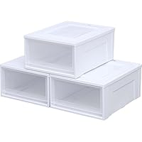 【3個セット】アイリスオーヤマ 収納ケース 引き出し クローゼット 圧倒的高コスパ 衣替え 幅39×奥行50×高さ23.2cm ウォークインクローゼット 衣装ケース チェスト 日本製 ホワイト/クリア BC-L