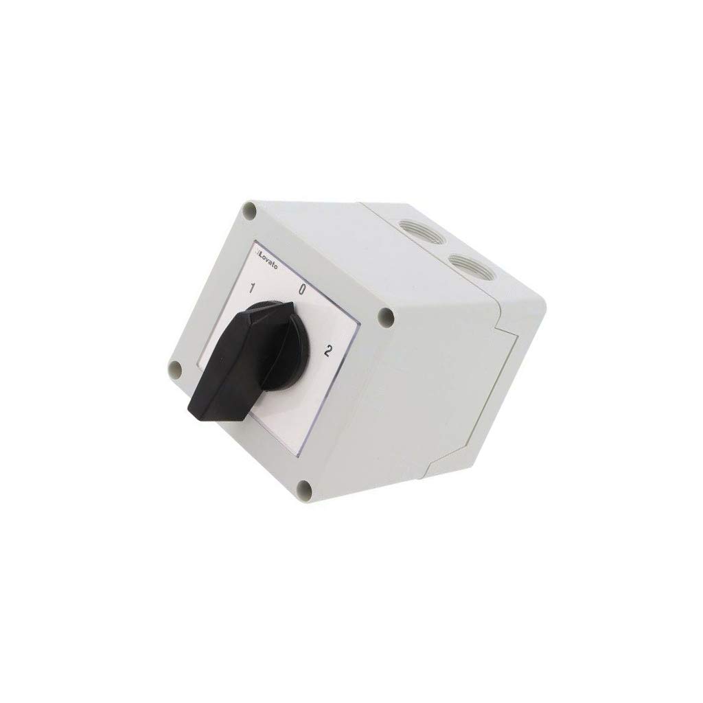 Commutateur à came 1-0-2 GX1653P Lovato pour inverseur de source - 2