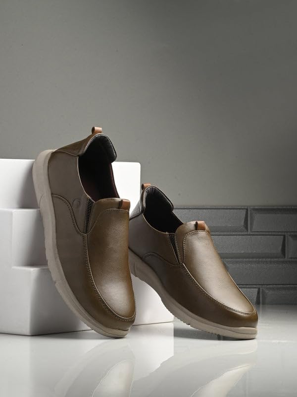 Image of egoss Zero Gravity Premium Genuine Leather Sneaker Casual Shoes for Men - ES-21